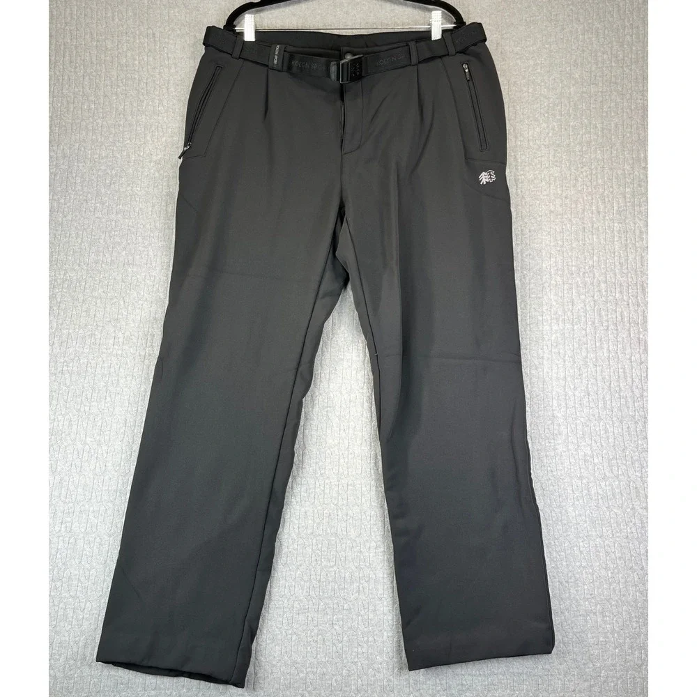 Kolon Sport Black‎ Insulated snowboard Ski Pants Men 36 Waterproof winter sports